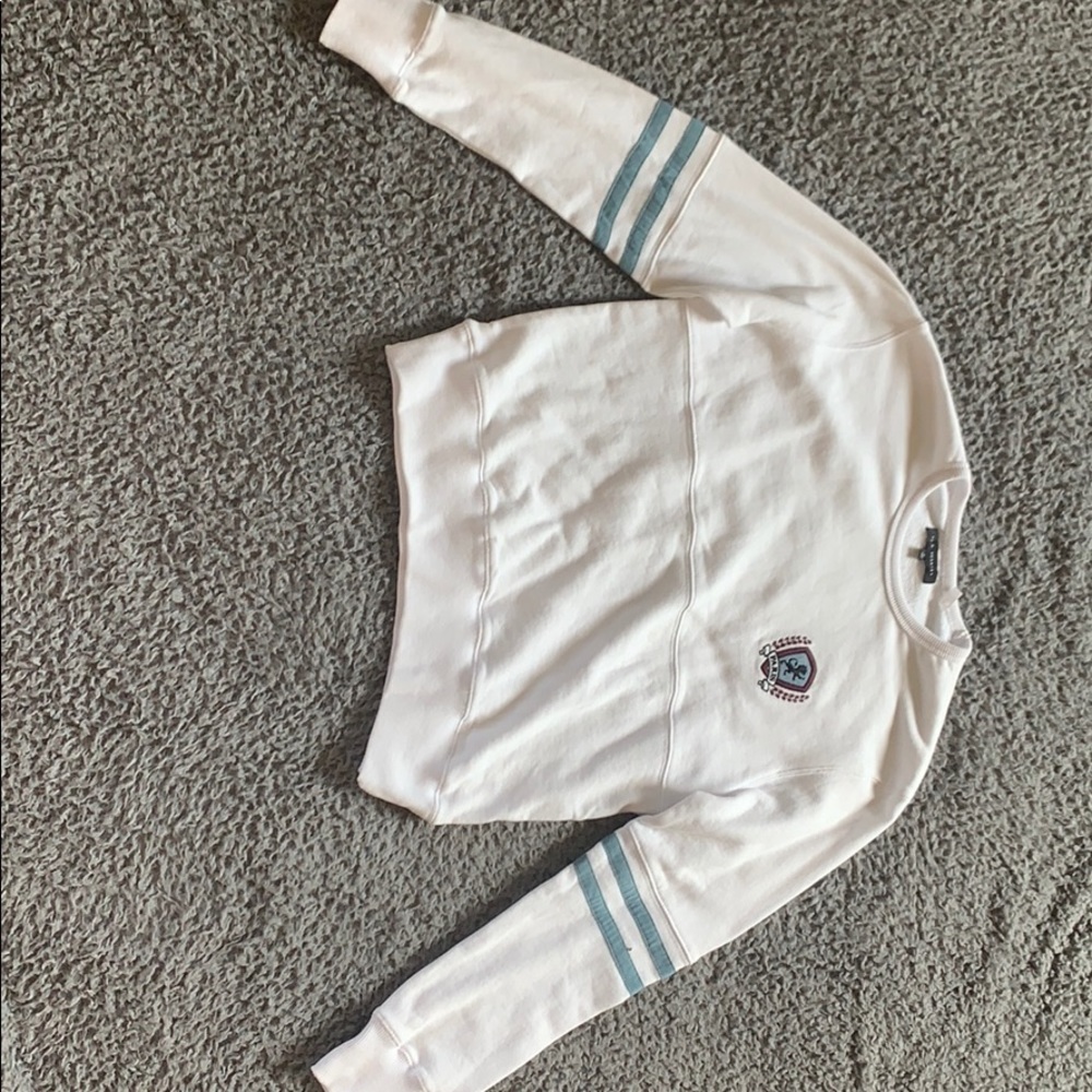 White LA heart  pullover brand new